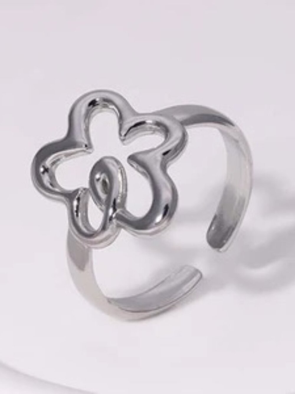 Casual Minimalist Geometric 304 Stainless Steel Hollow Out Inlay